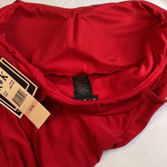 R&K Originals Dress Red Empire Waist Maxi Dress - Picture 7 of 10